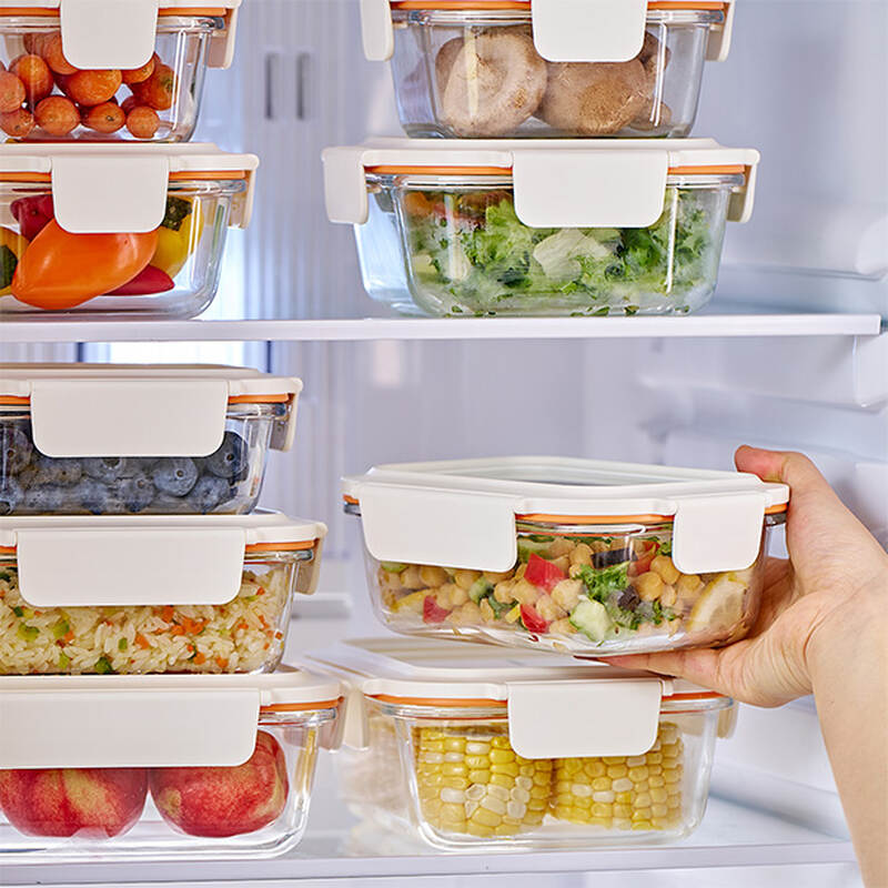 Hộp đựng thực phẩm thủy tinh LocknLock The Cube glass container nhiều dung tích image number null